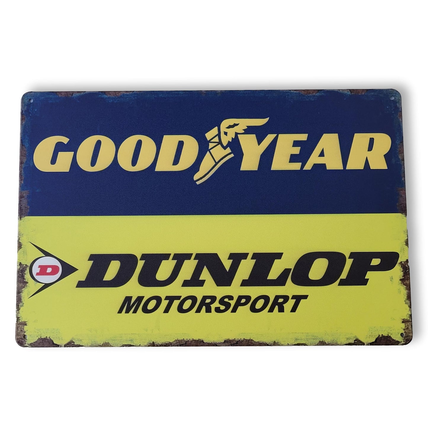Chapa retro "Motor Sport" de 30cm. x 20cm.