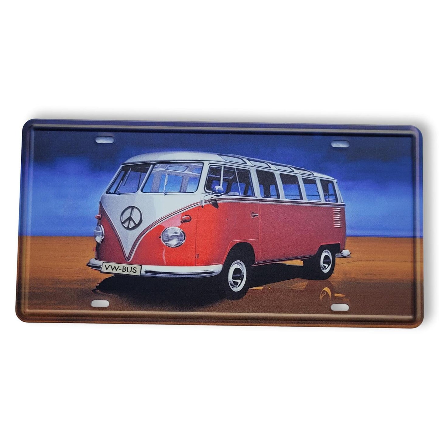 Matrícula retro "Combi" de 30cm.