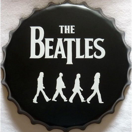 Tapa retro "The Beatles - Abbey Road" 40cm.