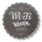 Tapa retro "Wi-Fi" 13cm.