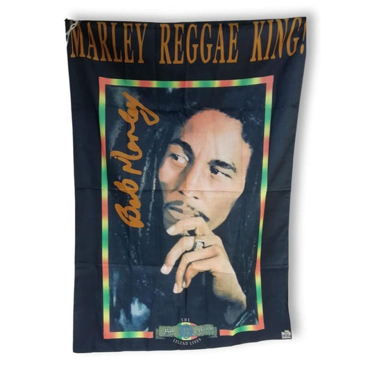 Bandera Bob Marley en Tela
