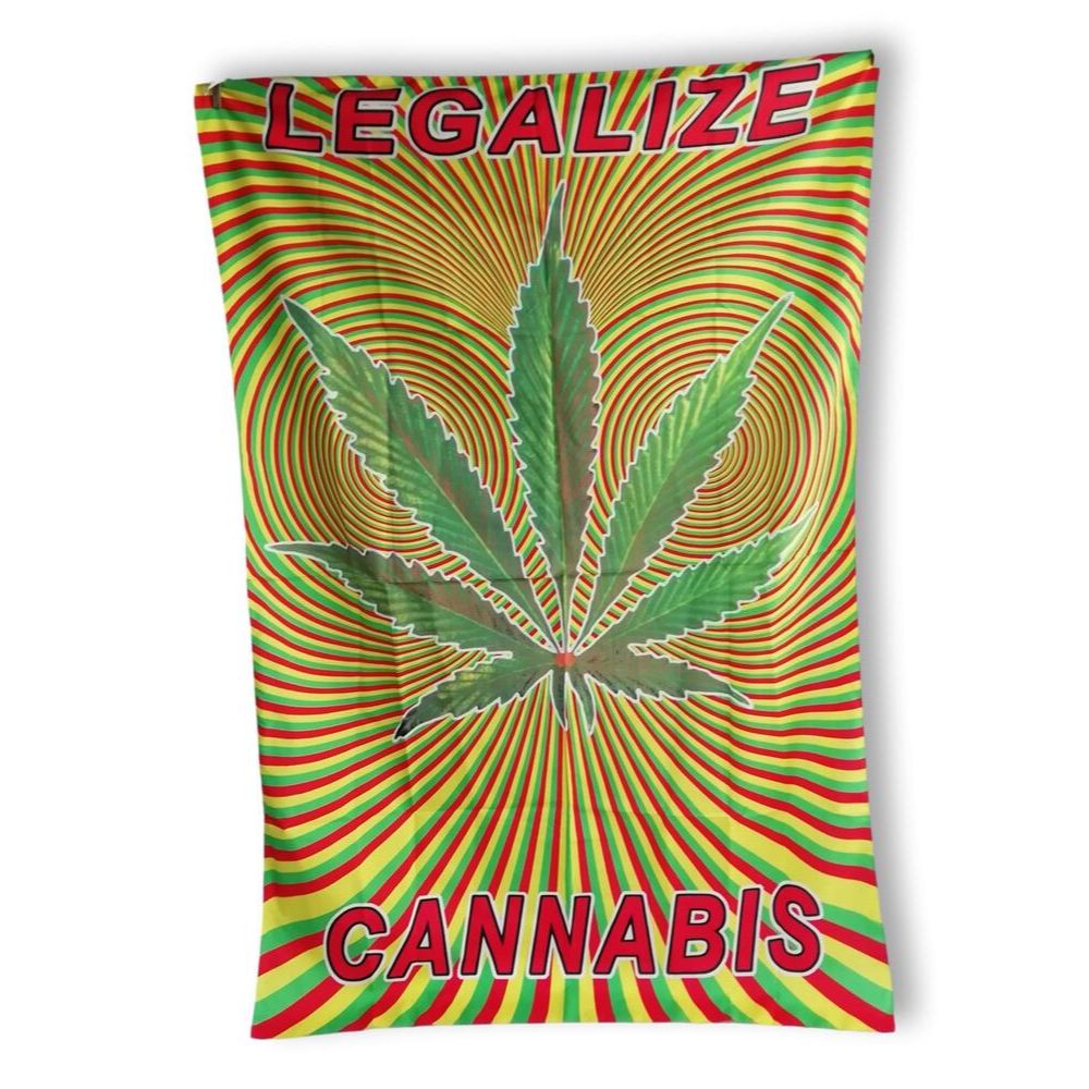 Bandera Chala - Marihuana - Cannabis en Tela