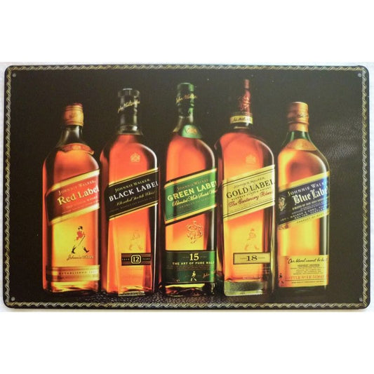 Chapa retro "Whiskey" de 30cm. x 20cm.