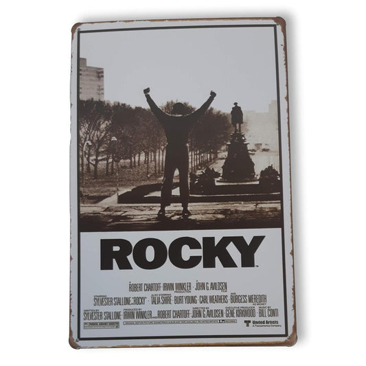 Chapa retro "Rocky" de 30cm. x 20cm.