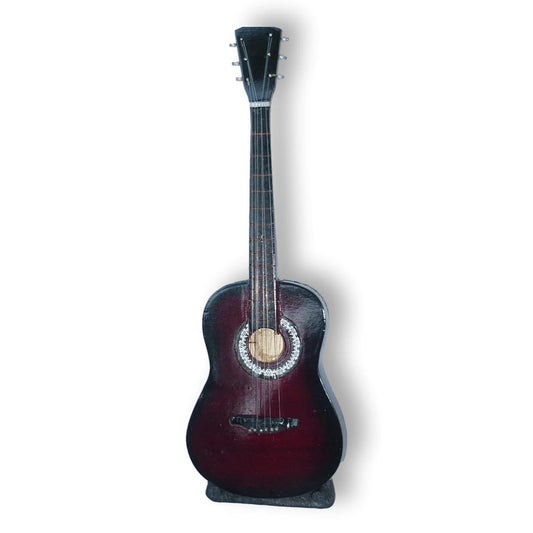 Guitarra Acústica Miniatura De 25 cm.