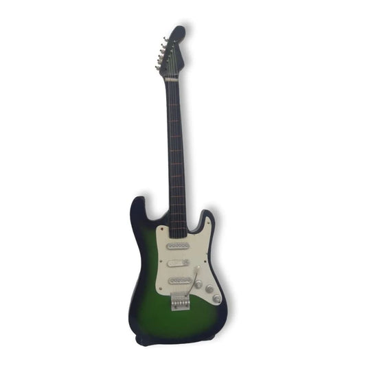 Guitarra Eléctrica miniatura en color verde