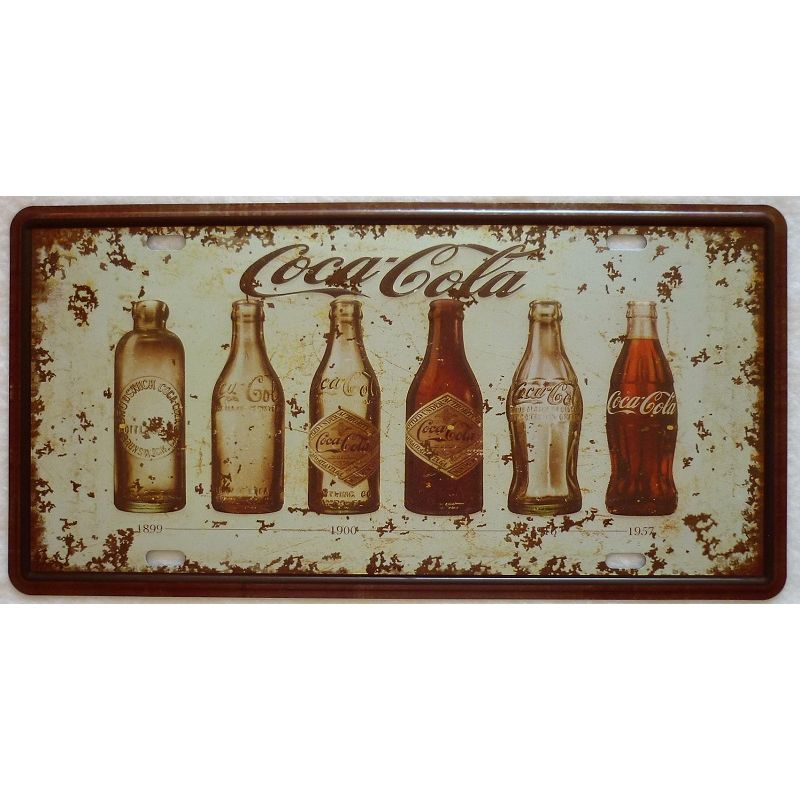 Matrícula retro "Refresco" de 30cm.