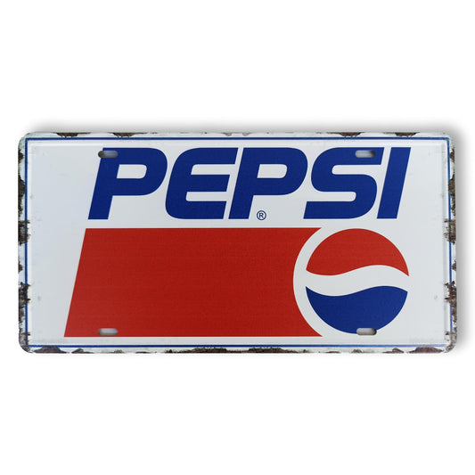 Matrícula retro "Refresco" de 30cm.