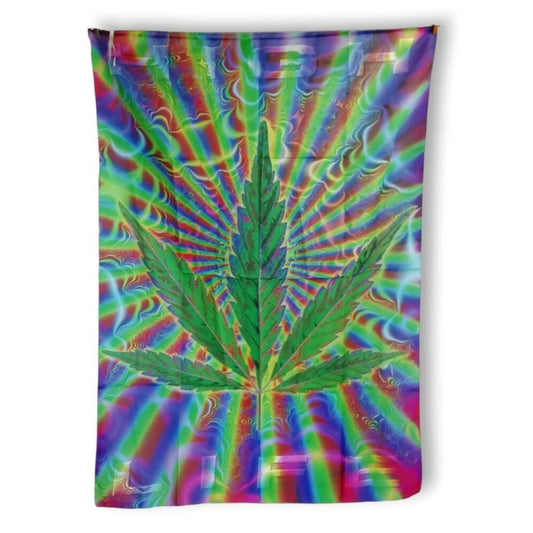 Bandera Chala - Marihuana - Cannabis en Tela