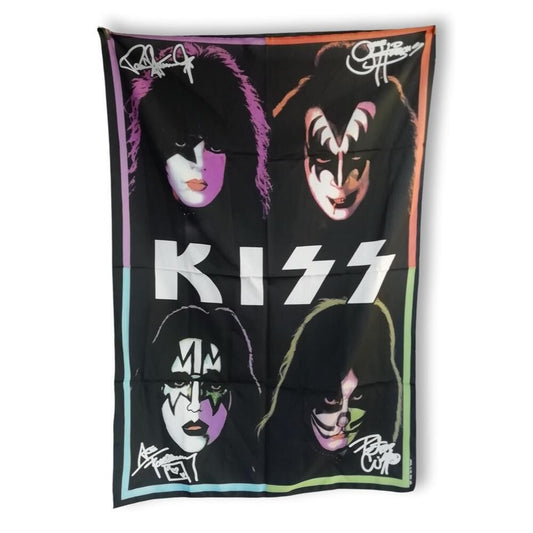 Bandera Kiss en Tela