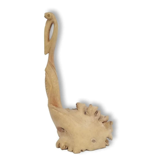 Miniatura Artesanal De Mantis Religiosa En Madera De 22 cm.